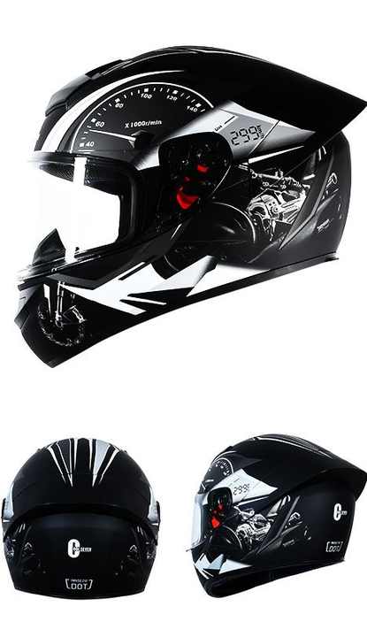 Full Face Single Visor Adult Motorcycle Helmet for Motorbike Street Bike  With Pinlock Ready DOT Approved