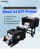Printer Inkjet A3 DTF, Mesin Cetak DTF Single dan Dual Head untuk Produksi Pabrik Transfer Panas Pakaian