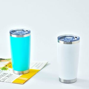 Serie de Vasos Personalizados, Termo de Vacío, Vaso Sublimable en Blanco, Taza de Café de 20 oz, Tazas de Acero Inoxidable - Product Image 1