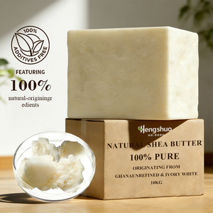 Beurre de karité importé, crème hydratante pure et naturelle, adaptée à la peau, au corps, au visage et à la croissance des cheveux. Fabrication de savon et de baume à lèvres DIY. - Product Image 2
