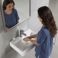 Moule en béton pour lavabo en céramique unique, lavabo en porcelaine, lavabo pour les mains, lavabo de salle de bain, vasques