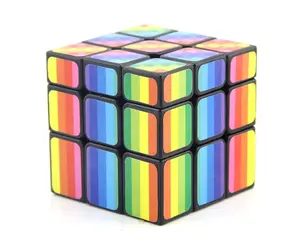 FanXin Rainbow Color Mirror 3x3x3 Magic Cube 3x3 Professional Speed Puzzle Twisty Brain Brinquedos Educativos