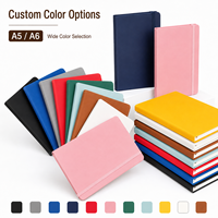 Carnet A5 A6 personnalisé avec logo, couverture souple, journal, agenda avec bande élastique pour le bureau, l'école, les affaires, cadeau prêt à être expédié