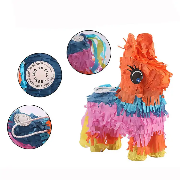 Shunli al por mayor piñata favores de Fiesta Mexicana piñatas para cumpleaños fiesta suministros