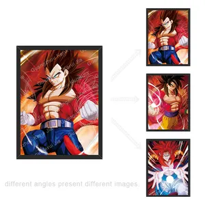 Cadre d'affiche de dessin animé 3d de Dragon Ball, vente en gros et personnalisé pour cadeau de Promotion