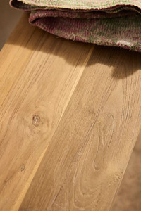 Banco de Madera Sólida Estilo Rústico para Interiores, Mueble de Asiento para Comedor, Cocina, Entrada, Pasillo, con Estructura de Madera Resistente, Ideal para Hoteles - Product Image 2