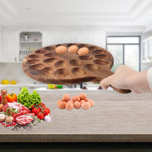 ถาดใส่ไข่มีช่อง24ช่อง,ถาดใส่ไข่ปีศาจสำหรับเชฟอีสเตอร์ทำจากไม้ - Product Image 6