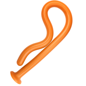 <b>Silicone</b> Soft Masturbator Serra <b>Beads</b> Anal Plug Long Penis & Anus Design for Men & Women's Backyard Anal Sex Toys - Product Image 3