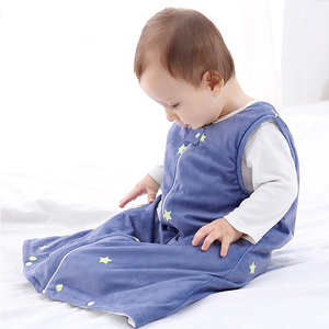 MICHLEY Bébé En Gros Bleu Foncé Sans Manches Anti Coup de Pied Sac de Couchage - Product Image 2