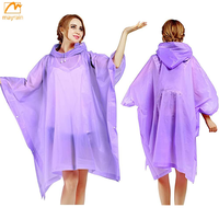 Poncho PEVA multicolore pour activités de plein air Imperméable Poncho Imperméable pour adultes Imperméable réutilisable Imperméable Imperméable