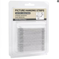 Bandes adhésives murales en acrylique pour photos, simple face, sans dommages, sans clous, pour chambre d'enfant, appartement, dortoir, location, décoration