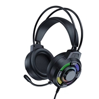 Headphone Gamer Baru Dengan Lampu Multi-warna Headset Gaming Pendingin Latensi Rendah Dengan Mikrofon untuk PC Laptop