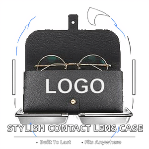 Boîte <span class=keywords><strong>de</strong></span> présentation <span class=keywords><strong>de</strong></span> <span class=keywords><strong>lentilles</strong></span> <span class=keywords><strong>de</strong></span> <span class=keywords><strong>contact</strong></span> en plastique tendance avec fermeture à bouton, étui à <span class=keywords><strong>lentilles</strong></span> durable en gros - Product Image 4