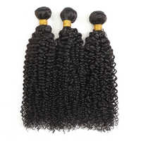 Cheveux vierges humains 100% naturels, alignés sur la cuticule, en gros, cheveux de vison INDIEN, lisses, 3 paquets avec fermeture en dentelle frontale