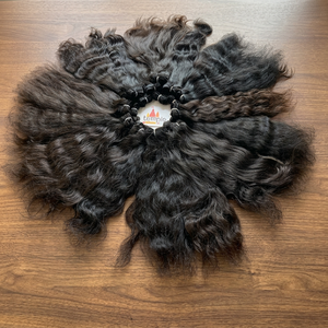 Fabrica extensiones de cabello humano sin procesar de procesamiento virgen de onda profunda ninguno 100% templo paquete crudo vietnamita trenzado - Product Image 1