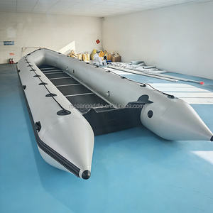 Bateau pneumatique sur mesure de 9 m, grand modèle, <span class=keywords><strong>en</strong></span> PVC/Hypalon, 40-50 places, avec moteur hors-bord, pour le transport de marchandises et la pêche - Product Image 4