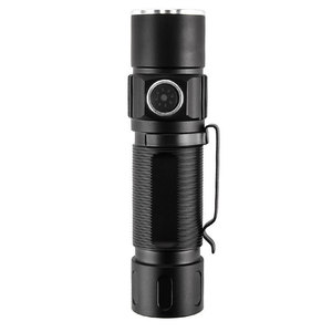 Luomen Flashlight Rechargeable Led White Light 1200mAh High Intensity Long Range With Clip For Outdoor Use - Product Image 1
