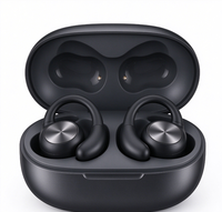 Écouteurs TWS à coque transparente avec logo personnalisé, effet lumineux, écouteurs intra-auriculaires, approvisionnement en gros