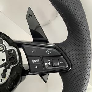 พวงมาลัยหนังสั่งทำพิเศษสำหรับ <span class=keywords><strong>Audi</strong></span> R8 <span class=keywords><strong>R9</strong></span> RS3 RS4 RS5 RS6 RS7 A1 A3 A4 A5 A6 A7 A8 Q3 Q5 Q7 B8 B9 B8.5 - Product Image 4