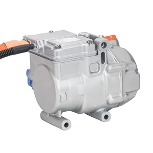 Compresor de aire acondicionado de 14cc y 12v CC, compresor de desplazamiento CA A/C para coches, compresor eléctrico de tipo universal automotriz, fabricación de fábrica