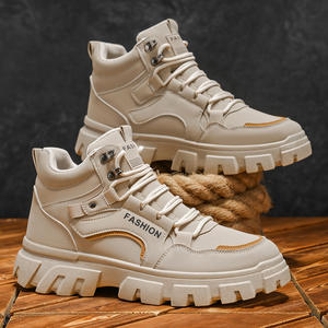 Zapatos de Cuero para Hombre de Alta Calidad, Zapatos de Seguridad para Exteriores, Botas de Montañismo para Entrenamiento, Botas de Senderismo Impermeables para Hombre, Otros Zapatos - Product Image 1