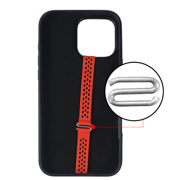 YDS Silicone P-hone Grip Strap Hand Strap Holder with Loop Finger Holder Cable Storage