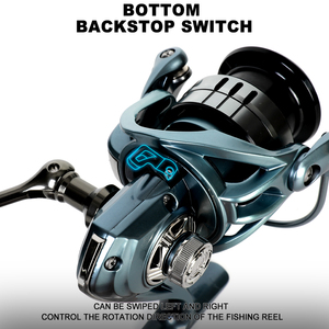 Carrete giratorio forjado de precisión 1000-4000 5,2: 1 5 + 1BB Carrete de fundición de agua salada y agua dulce Carrete anodizado doble compuesto de aviación - Product Image 6