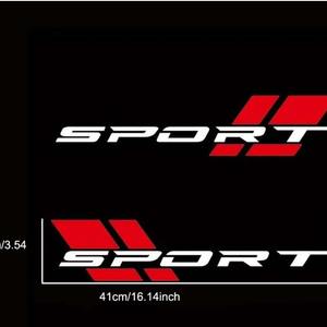 La última moda SPORT Sports Letter Decal <span class=keywords><strong>vinilo</strong></span> pegatina para modificación de coche pegatinas de puerta - Product Image 4