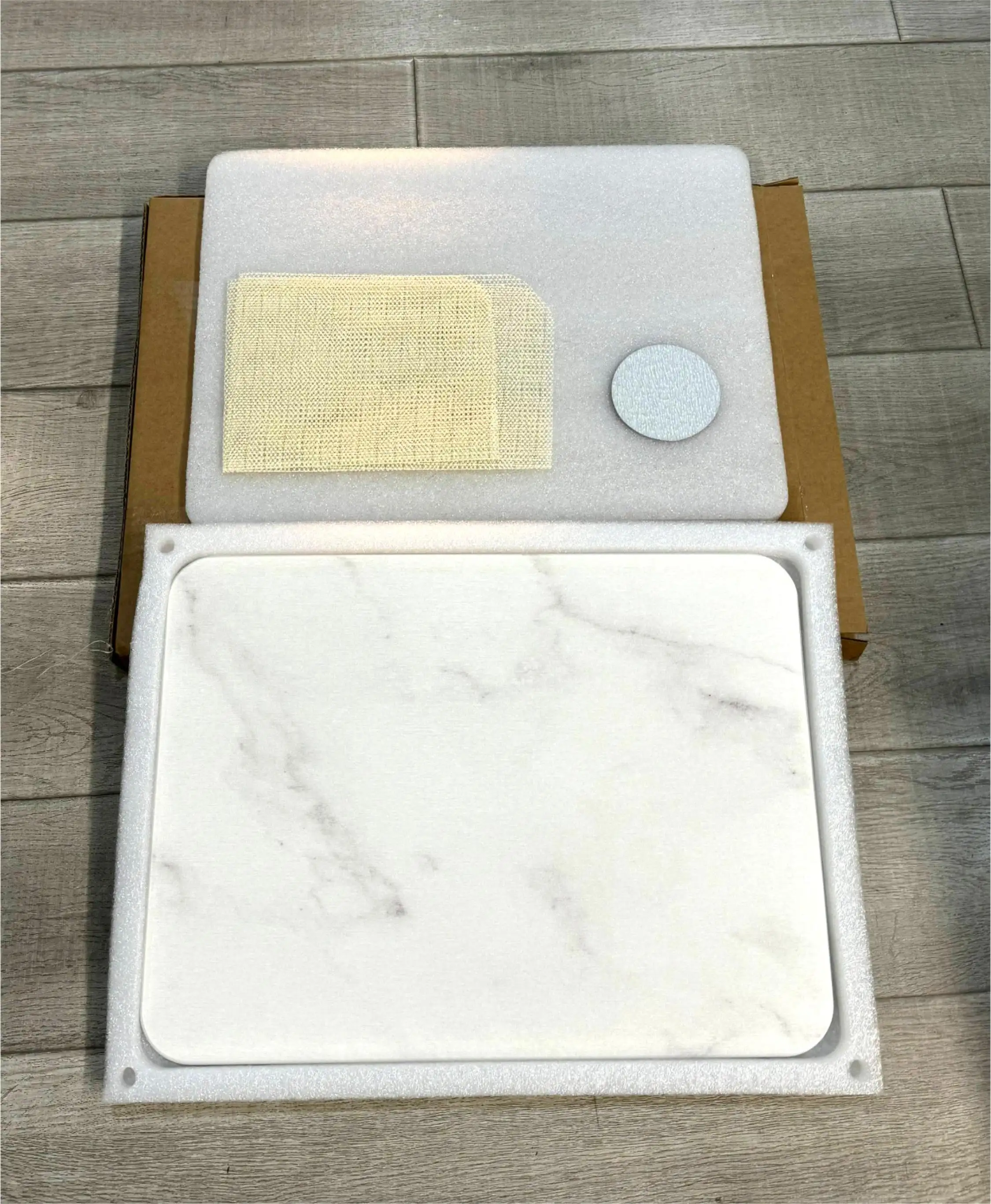 Skymoving Custom Home Eco-friendly Super Absorbent Marble Stone Drying Mat Diatomite Stone Dish Drying Mats for Kitchen Counter