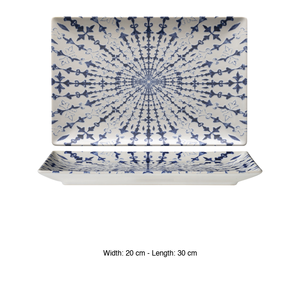 Plato para servir con estampado Giglio, 30 × 20 cm, rectangular, Tokio, M1934 - Product Image 3