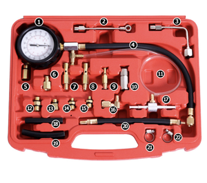 Herramienta de diagnóstico automático de bomba de inyección de combustible, medidor de presión de vacío del motor, probador de bomba de combustible, paquete combinado de estuche rígido - Product Image 6
