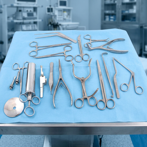 Kit de Cirugía Plástica, Instrumentos Quirúrgicos de Rinoplastia, Blefaroplastia y Cirugía Pediátrica, Juego de Instrumentos Manuales de Acero Inoxidable con Certificación CE ZUOL - Product Image 4