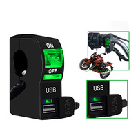 Accesorios Accessoires Moto Interrupteur On Off Avec Chargeur Usb Chargeur Téléphone Pour Moto