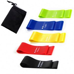 Bandes de Résistance Élastiques Mini en TPE de Haute Qualité pour Yoga, Gymnastique, Fitness et Exercice en Intérieur, avec Logo Personnalisé, Vente en Gros - Product Image 3