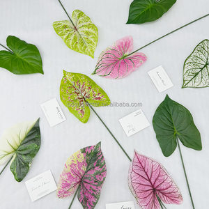 E-1136 Foglie Artificiali Grandi a Ramo Singolo per Composizioni Floreali e Progetti Paesaggistici - Ingrosso Economico e Colorato - Product Image 3