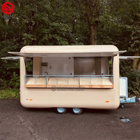 Remorque de concession unique camions de nourriture personnalisés à vendre remorque de bar à bière avec remorque de nourriture vintage entièrement équipée chariots à café