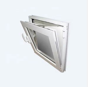 Năng lượng cao hiệu quả trắng uPVC cửa sổ tùy chỉnh lớn xem đôi kính cửa sổ nghiêng và biến cửa sổ Phễu cửa sổ <span class=keywords><strong>PVC</strong></span> - Product Image 3
