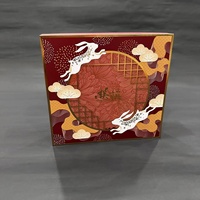Boîtes en papier d'emballage de bonbons au chocolat mooncake de mariage écologiques pour emballage sucré de biscuits au chocolat