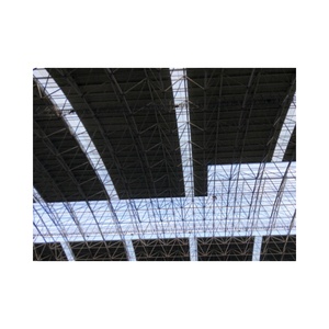 プレハブ住宅用鋼製屋根構造システム、セメント工場の作業場用フラットバンカー石炭貯蔵小屋 - Product Image 6