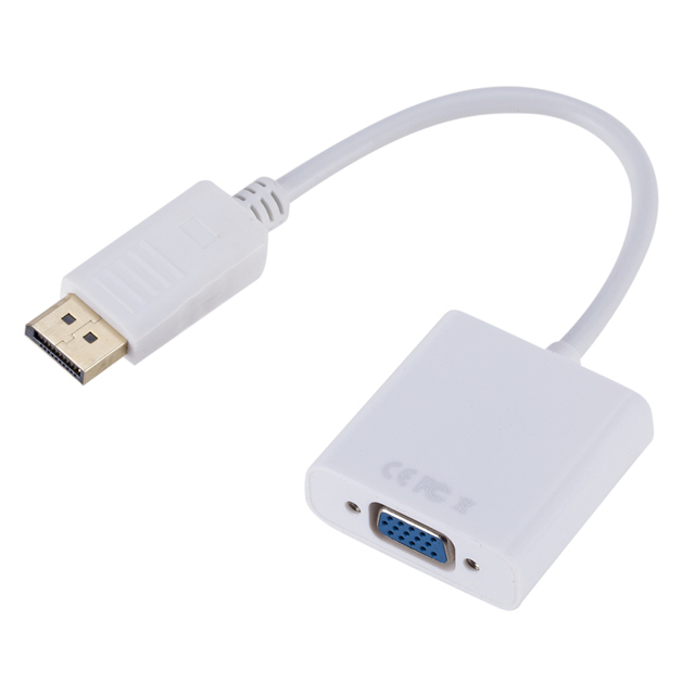 Male to VGA Female Adapter Converter DP Twisted Pair Cable for Computer HDTV & Home Theater Use