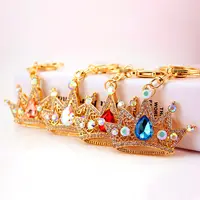 Gantungan Kunci Bling Kristal Ratu 3d Mengkilap, Gantungan Kunci Dompet Berlian Imitasi Gantungan Kunci Mahkota