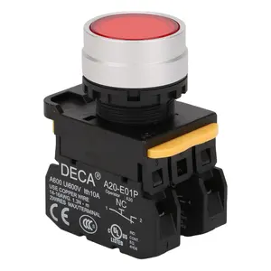 Thiết kế chuyên nghiệp Light Emitting Diode khẩn cấp dừng Nút chuyển đổi kim loại không thấm nước nút