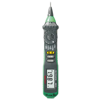 MASTECH MS8211D pengukur jenis Pena, Multimeter Digital gelang Uto DMM Multitester Tegangan Arus NCV Logic Dioda penguat