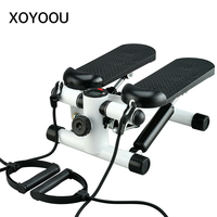 XOYOOU Équipement de fitness à domicile Mini machine de marche intérieure pas à pas en acier avec entraînement à la pédale d'escalade in-situ