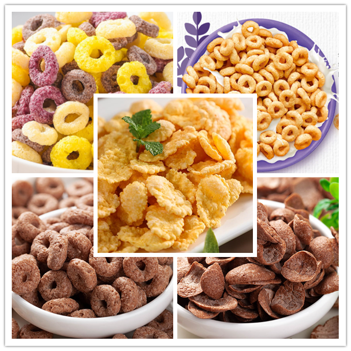 The introduction of corn flakes processing line