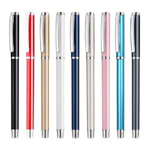 Stylo publicitaire personnalisable – Stylo métallique gravé au laser avec logo – Stylo noir neutre – Cadeau promotionnel - Product Image 2