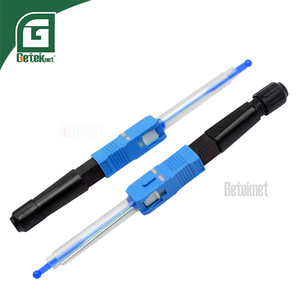 Connecteur de <span class=keywords><strong>fibre</strong></span> optique rapide GETEKnet bleu ODM OEM UPC SC pour intérieur/extérieur FTTH, fabriqué en Chine - Product Image 3