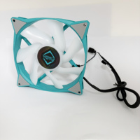 Ventilateur de boîtier CPU à double roulement à billes et à haut débit d'air, ventilateur axial Icegale Xtra 140 mm Teal