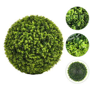 Boule de <span class=keywords><strong>tour</strong></span> de <span class=keywords><strong>pin</strong></span> de plante de simulation boule d'herbe verte marguerite boule d'herbe centre commercial décoration d'activité de mariage - Product Image 1