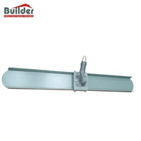 Raclette à double tranchant avec support, extrémités arrondies, 36/48/60 x 6 pouces, pour béton, construction en magnésium